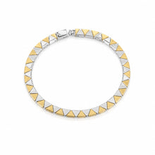 Dual Tone Men's Bracelet