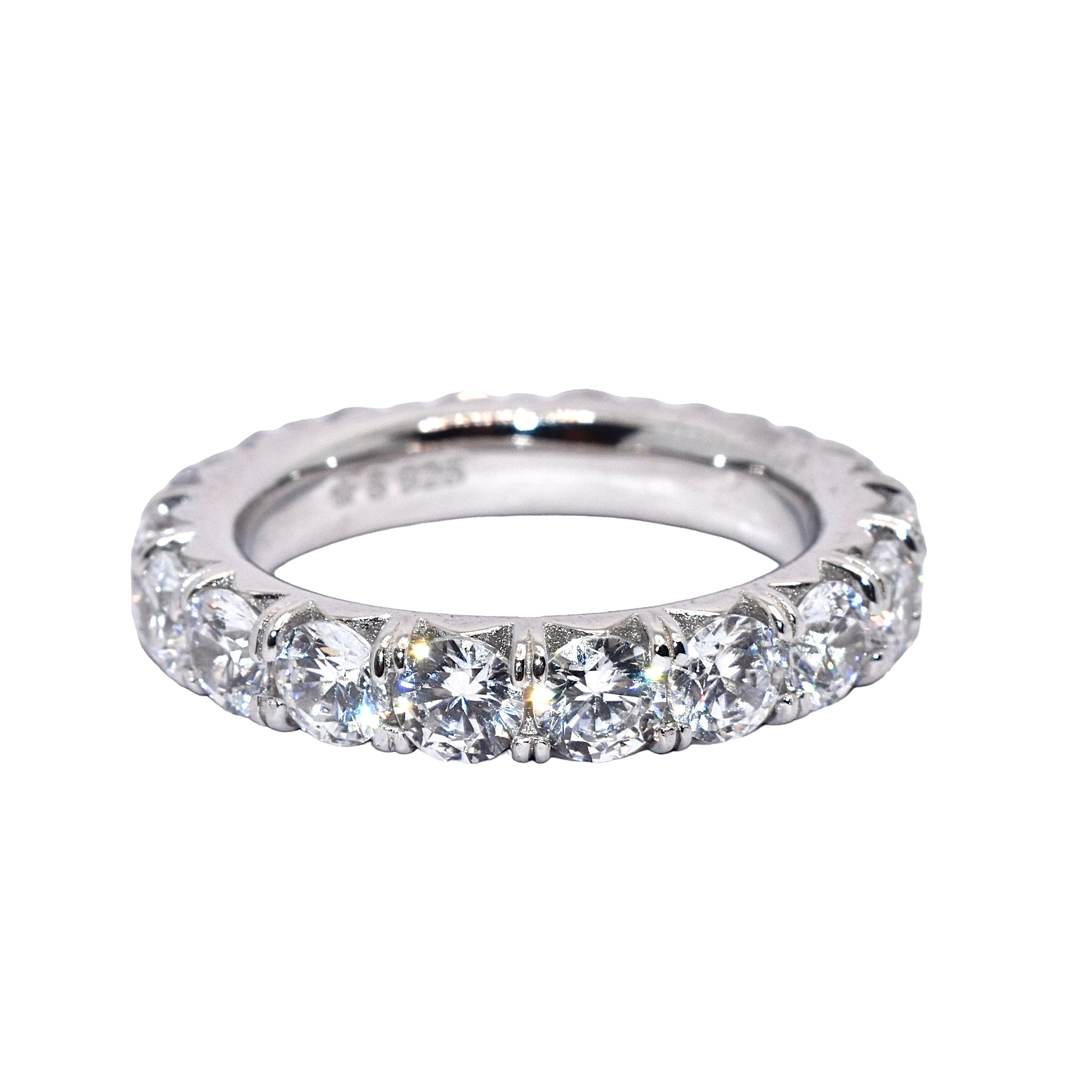 Solitaire Band Ring