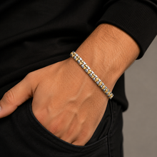 Dual Tone Men's Bracelet