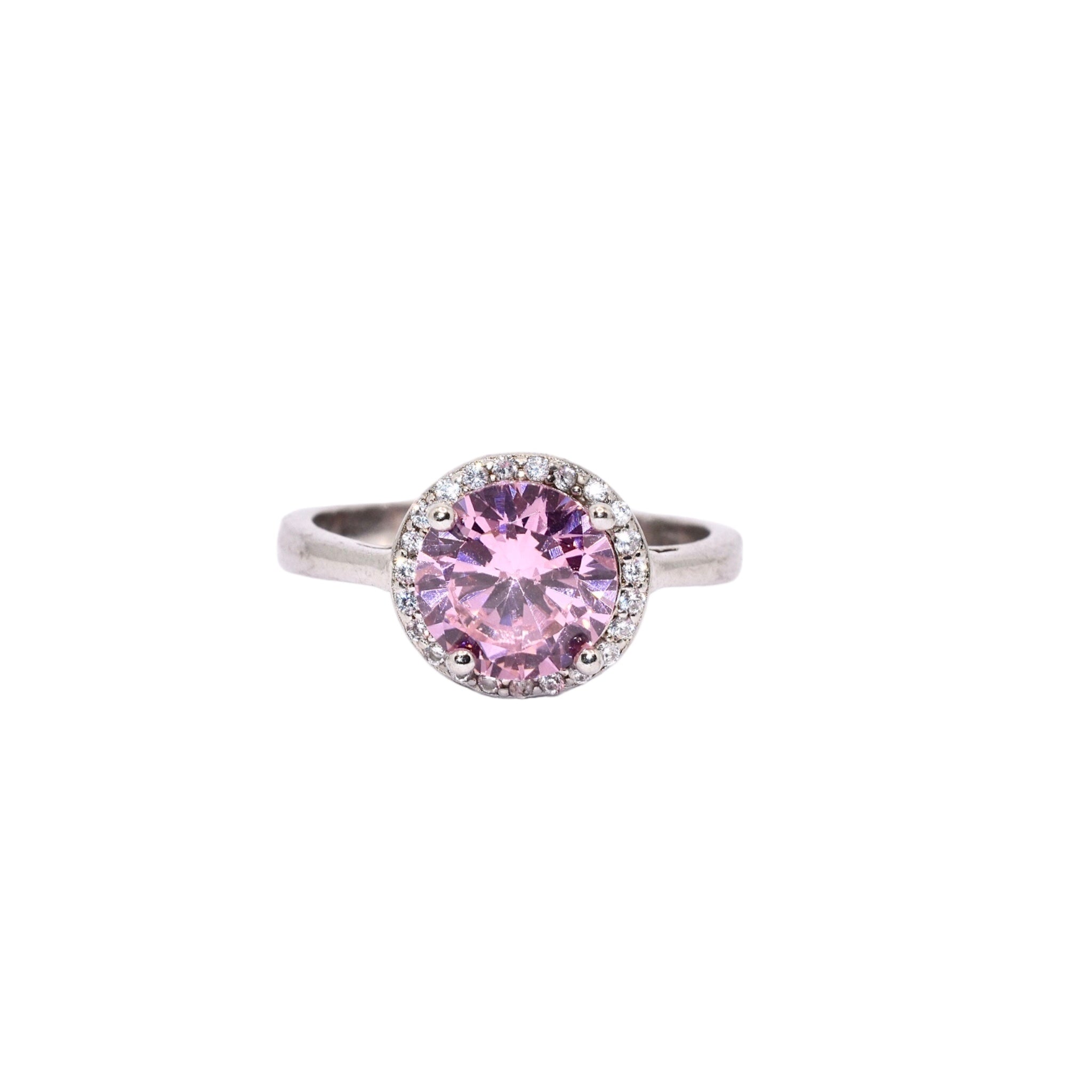 Double Halo Solitaire Ring