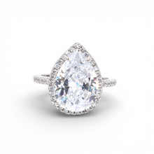 Halo Pear Shape Ring