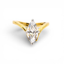 Gold Plated Marquise Ring