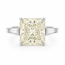 Tri Stone Cushion Cut Ring