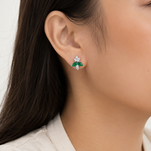 Dual Pear Shape Studs