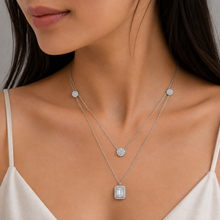 Emerald Cut Necklace