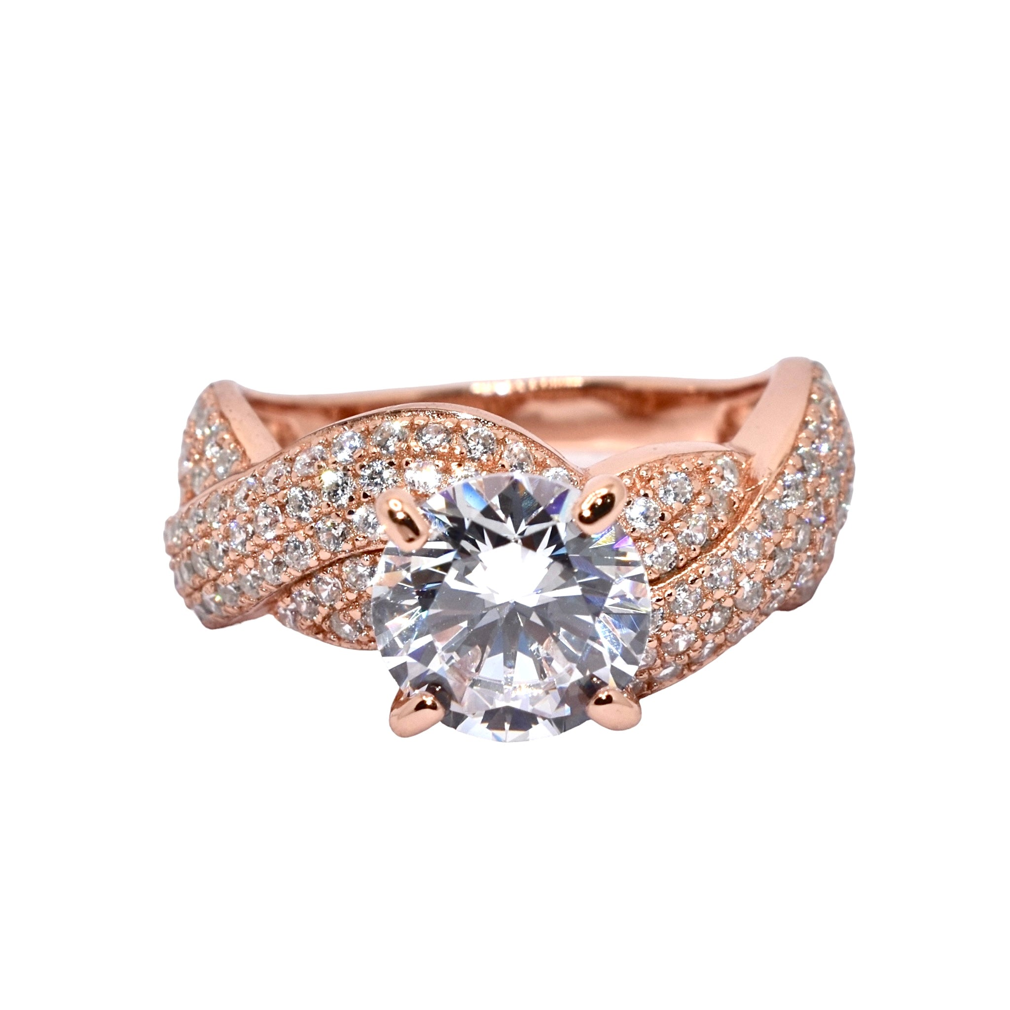 Rose Gold Solitaire Ring