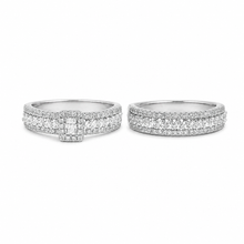 Seraphiel Emerald cut Set Ring