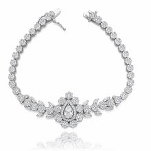 Halo Pear Shape Bracelet