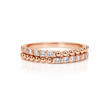 Rose Gold Halo Solitaire Set Ring