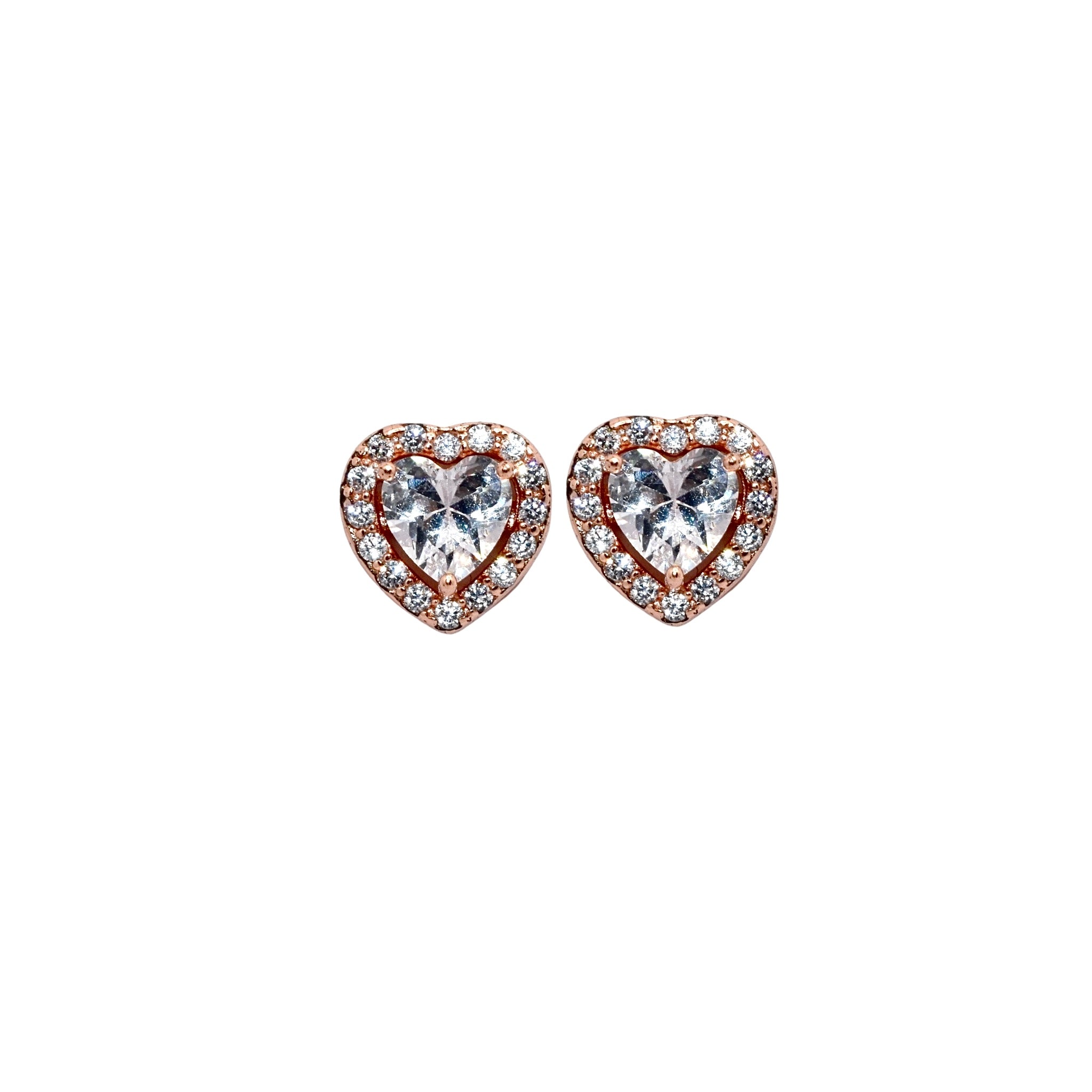 Heart studs