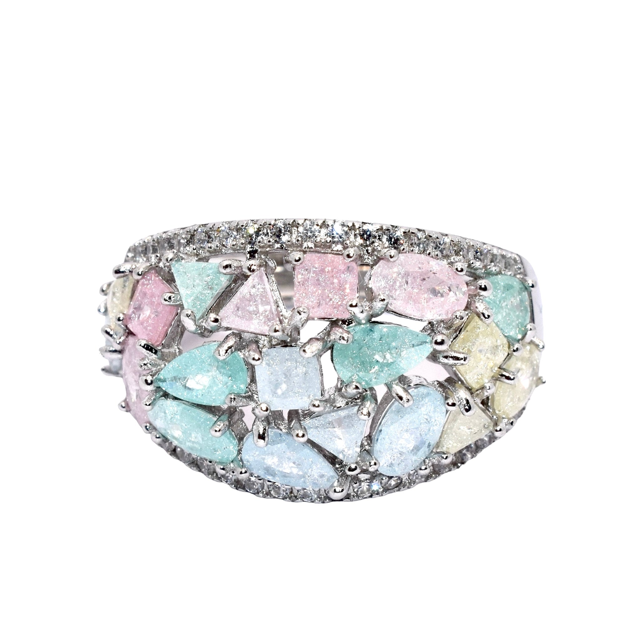 Adjustable Pastel Coloured Ring