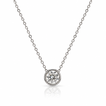 Solitaire Moissanite Chain Pendant