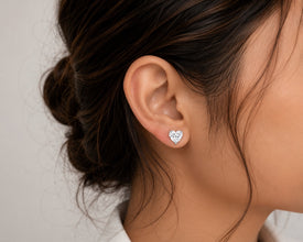 Heart Shape Studs