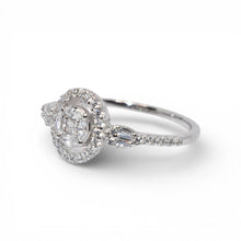 Halo Oval Shape Ring