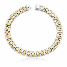 Dual Tone Men's Bracelet