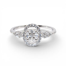 Halo Oval Shape Ring