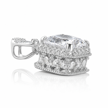 Cushion Cut Chain Pendant