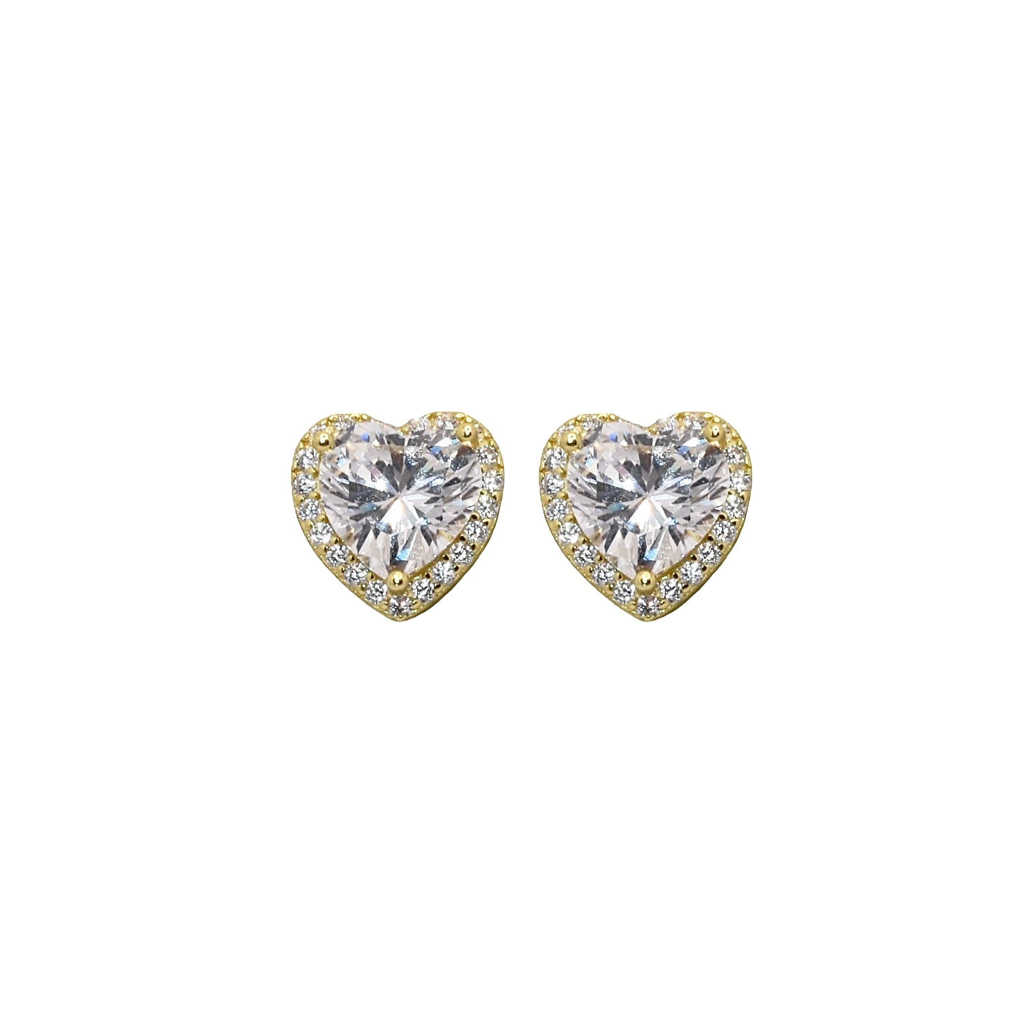 Gold Plating Heart Shape Earring