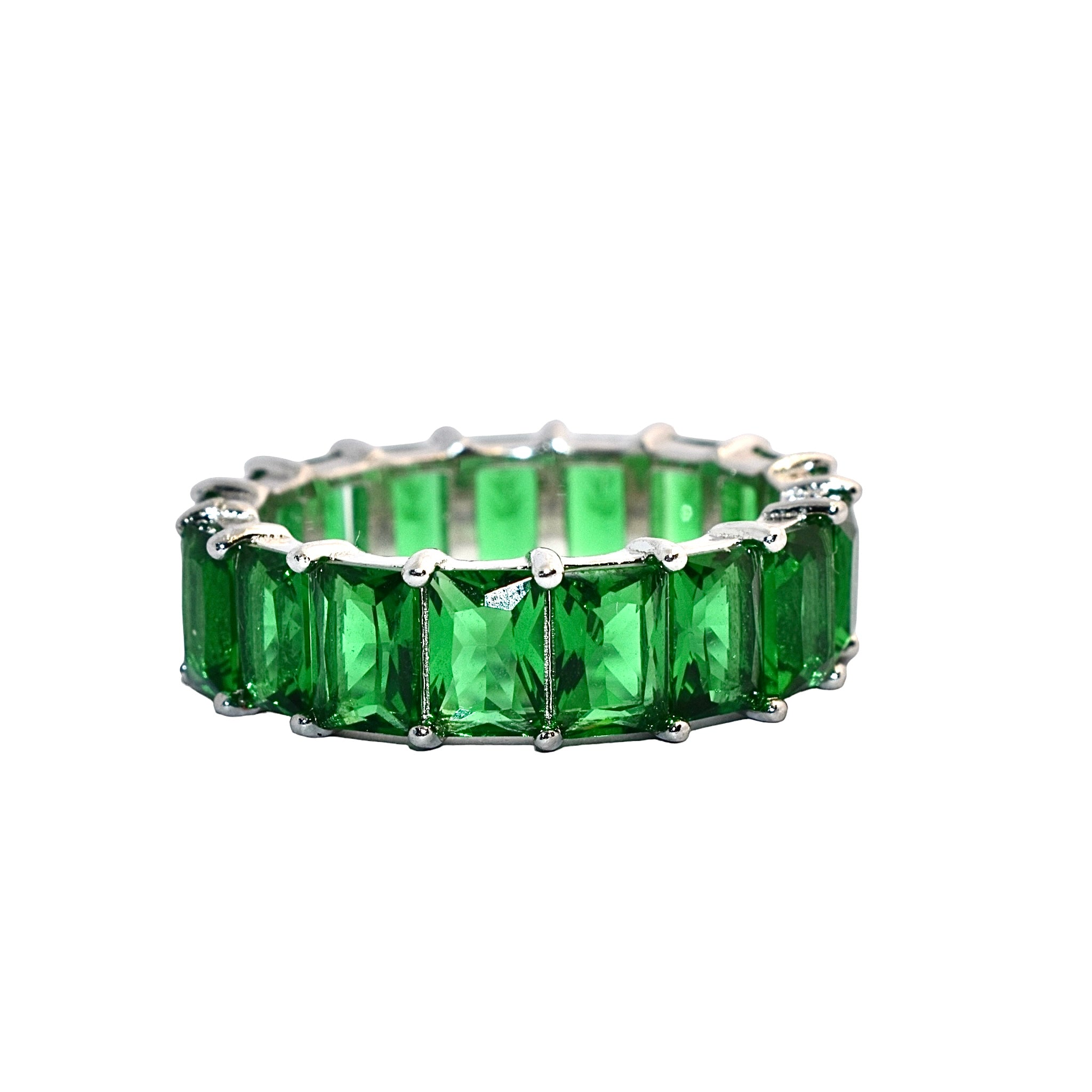 Emerald Band Ring