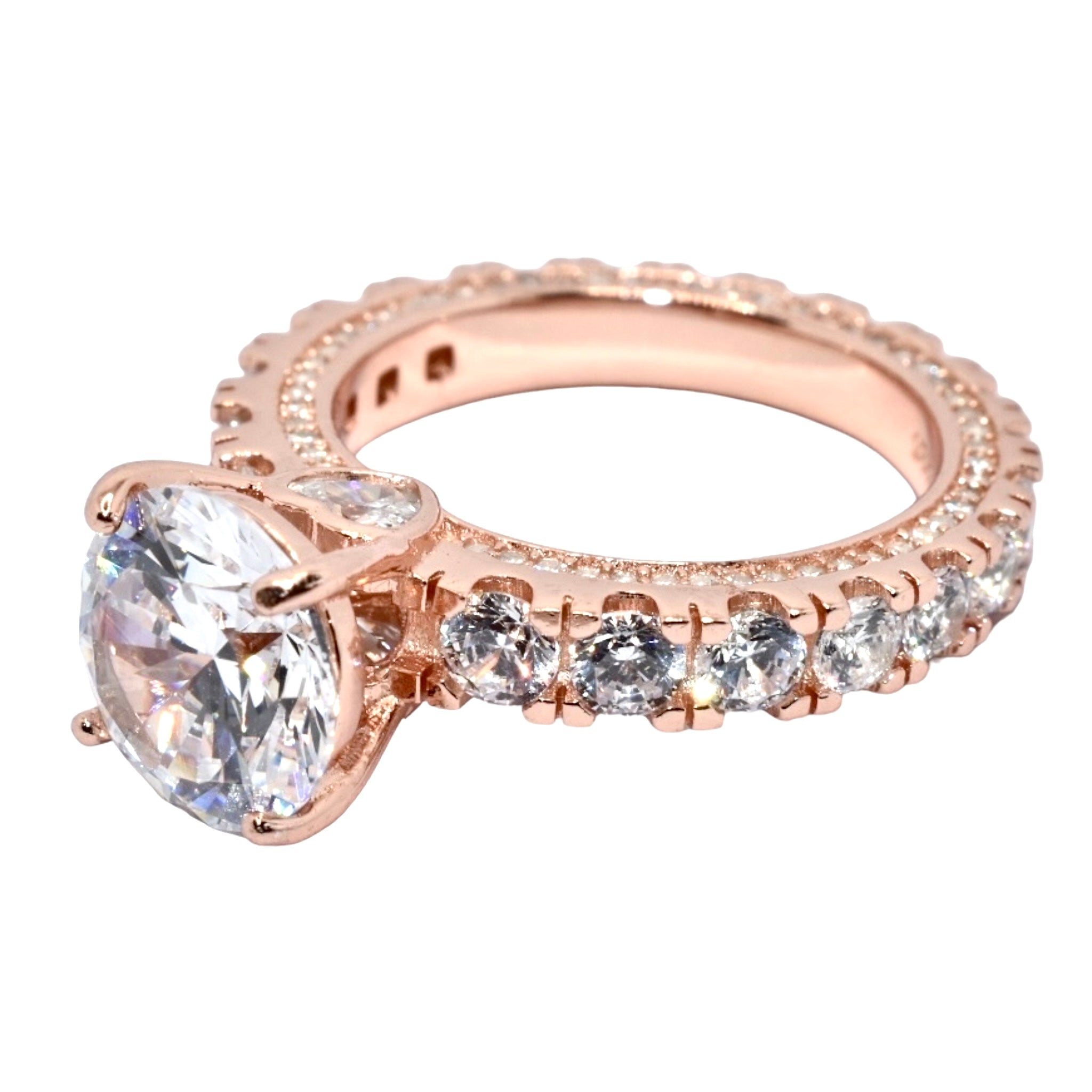 Rose Gold Solitaire Ring