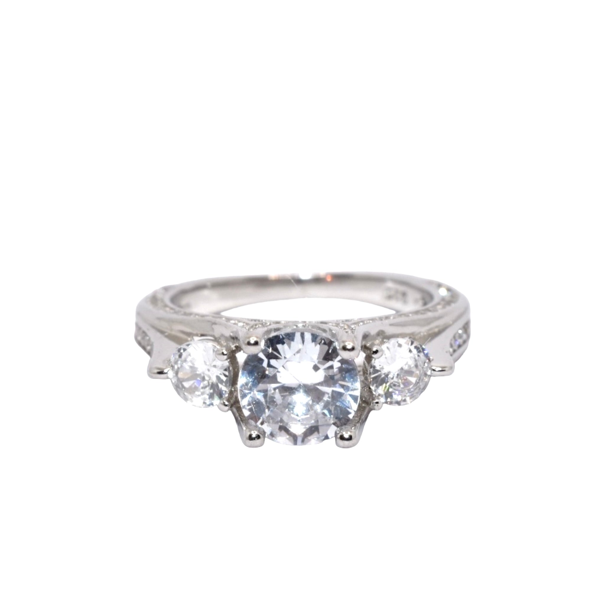 Triple Solitaire Ring