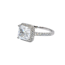 Halo Cushion Cut Ring