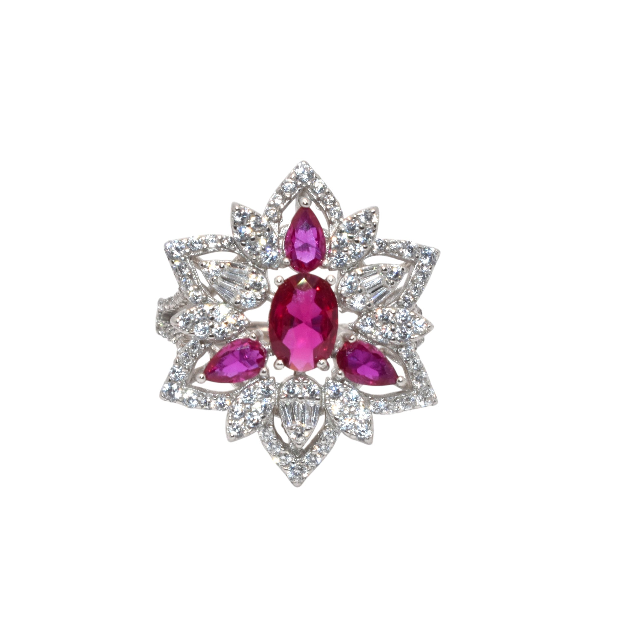 Ruby Coloured Ring