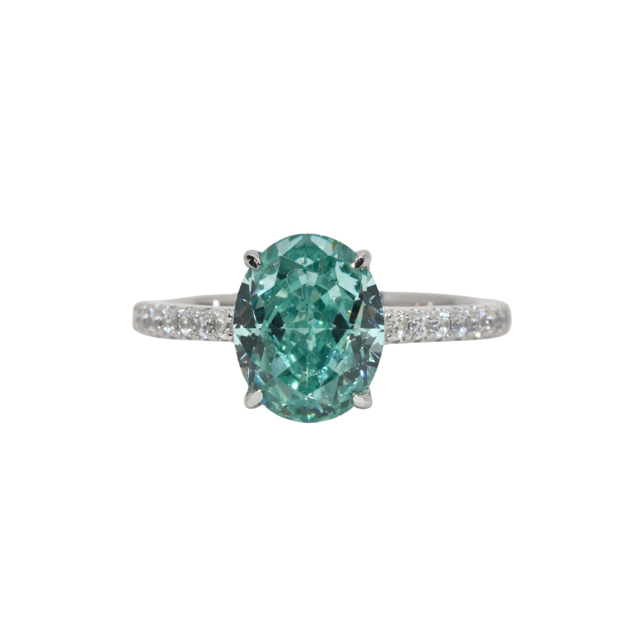 Pariba Coloured Oval Shape Ring