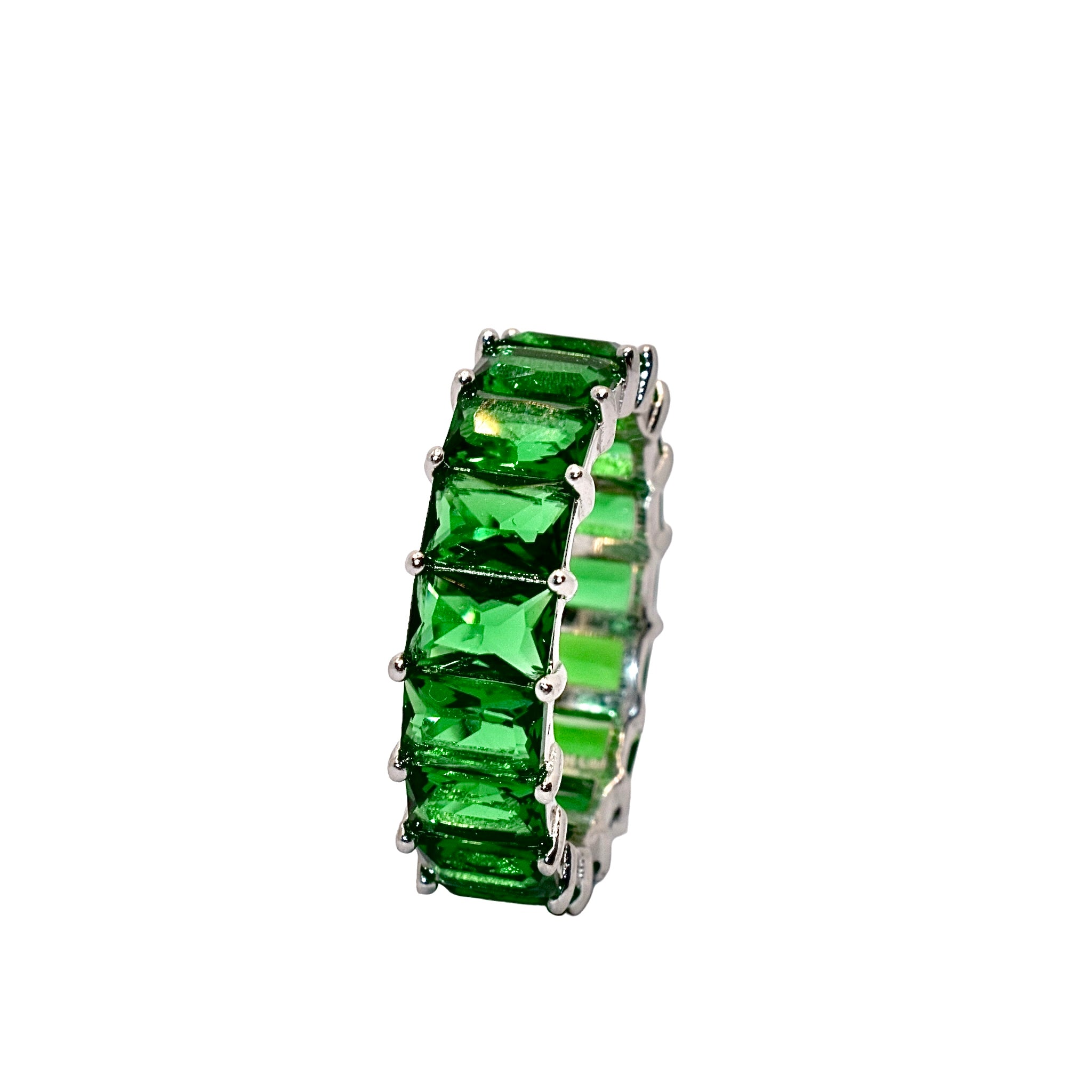 Emerald Band Ring