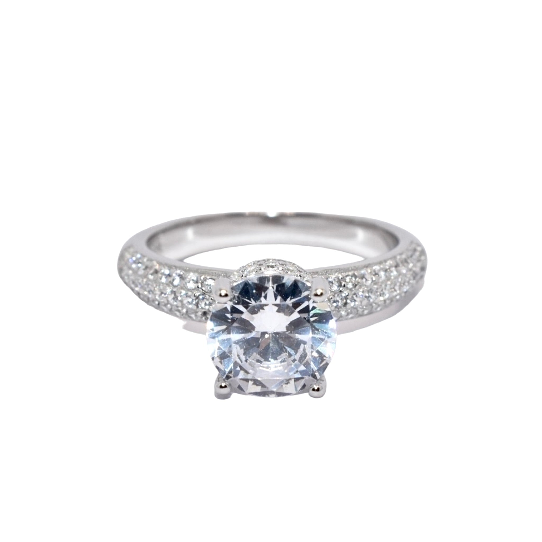 Princess Solitaire Ring