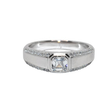Cushion Cut Men's Ring