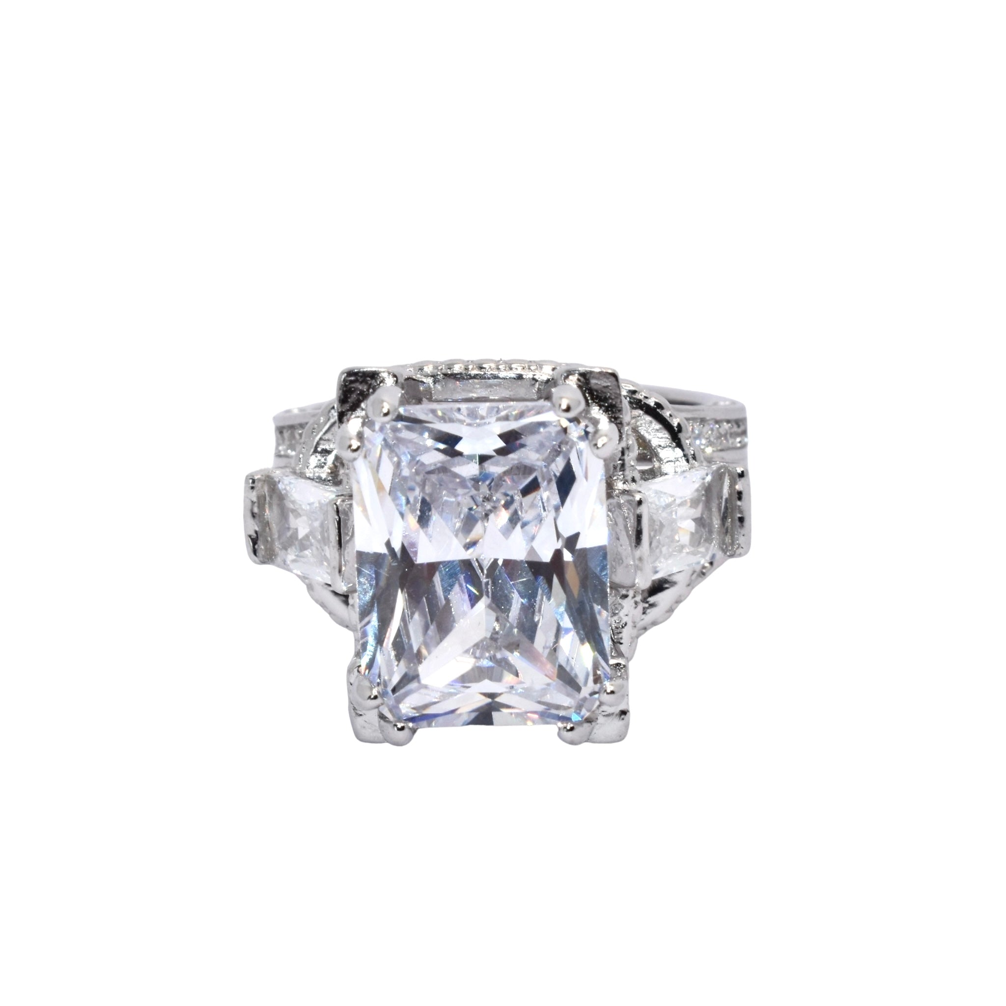 Emerald Cut Cocktail Ring