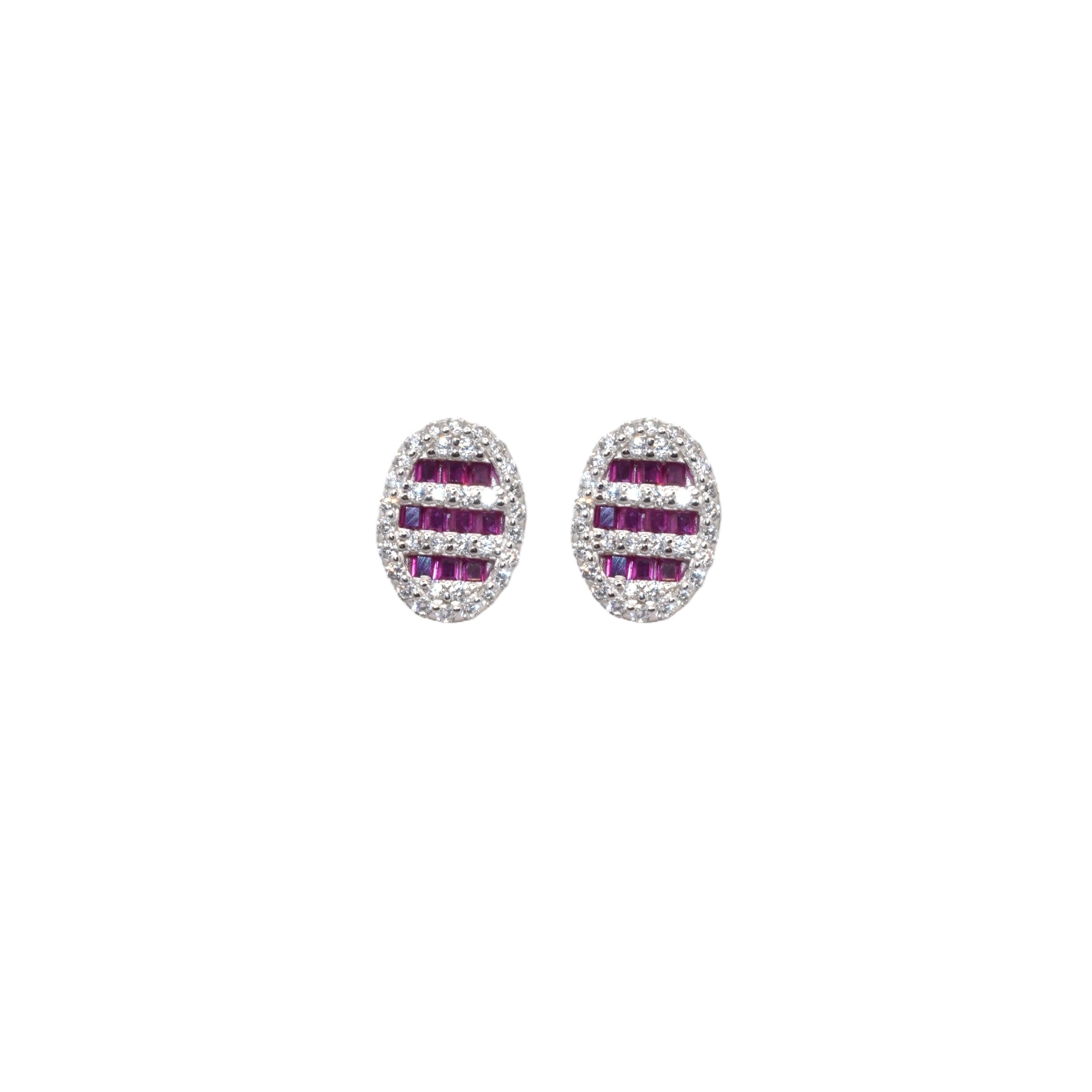 Bindi Ruby Coloured Studs
