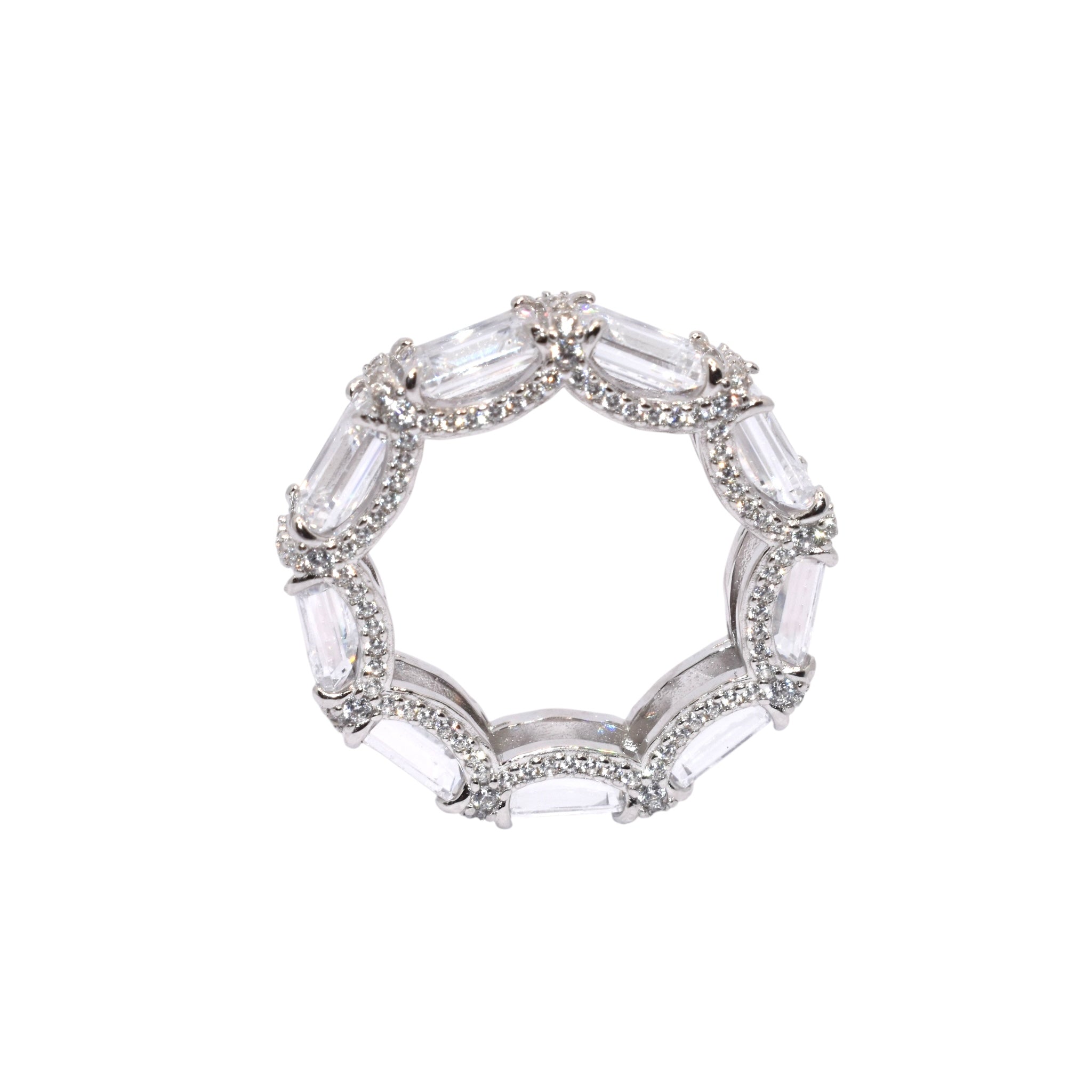 Emerald Cut Band Ring