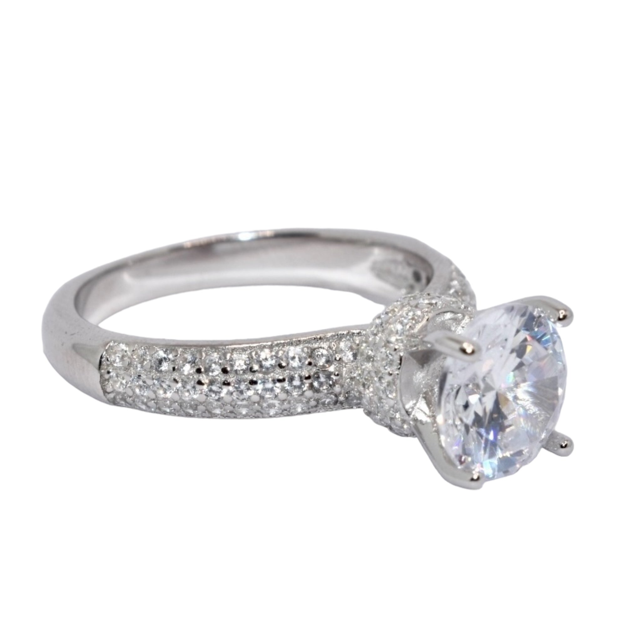 Princess Solitaire Ring