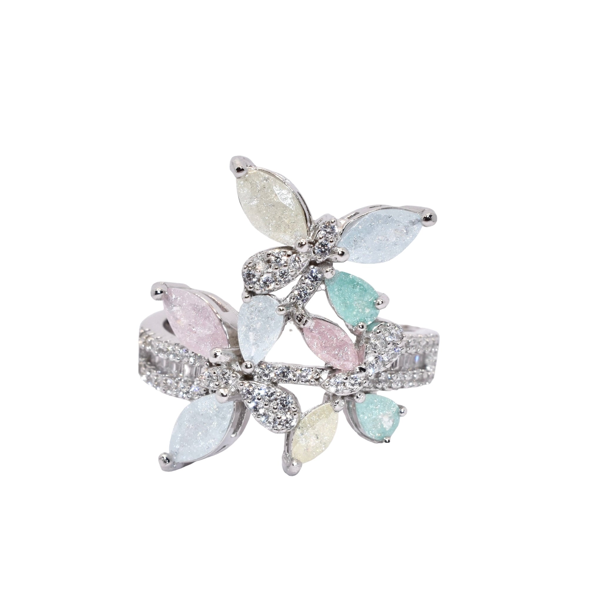 Flower Shape Pastel Ring