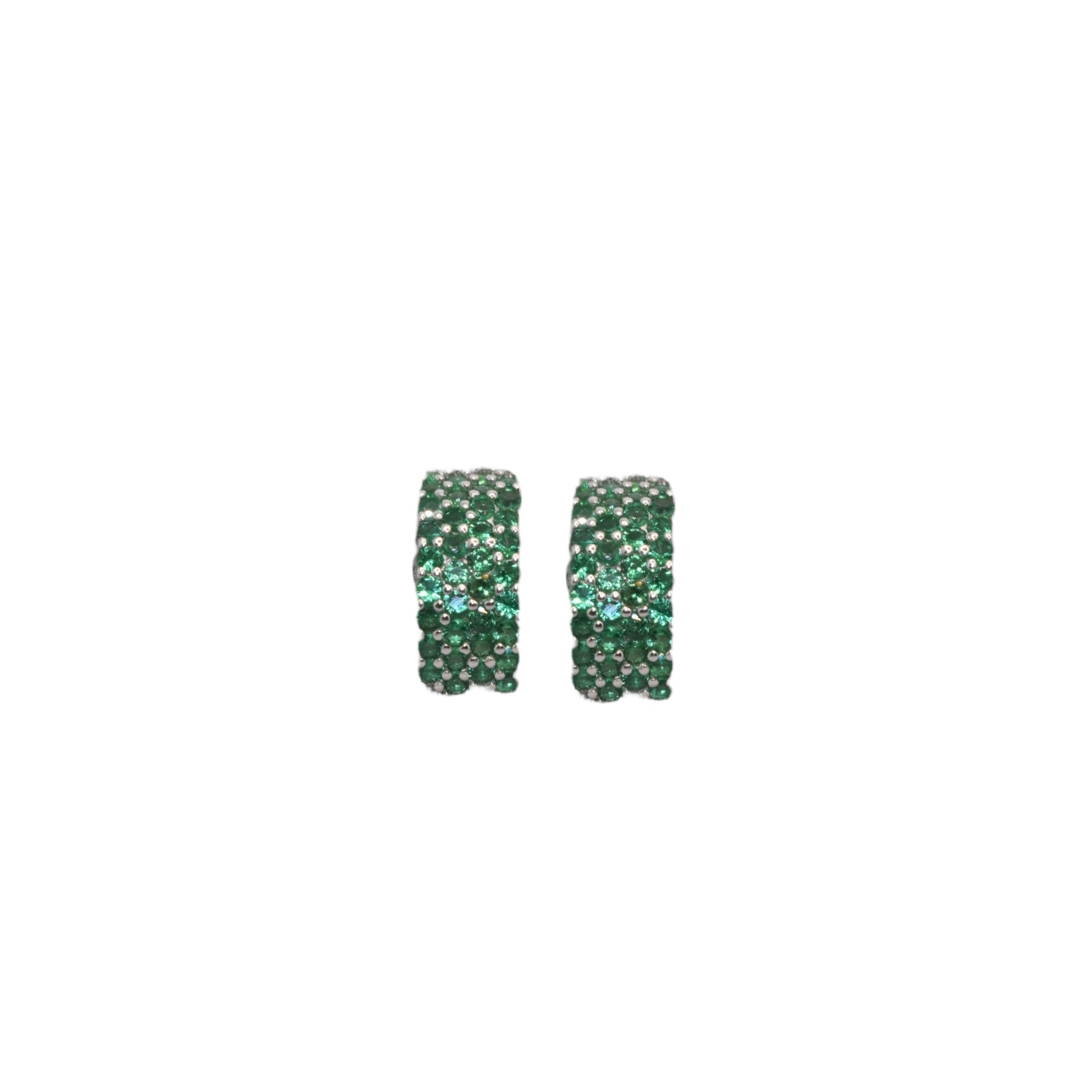 Catherine Emerald Coloured Studs