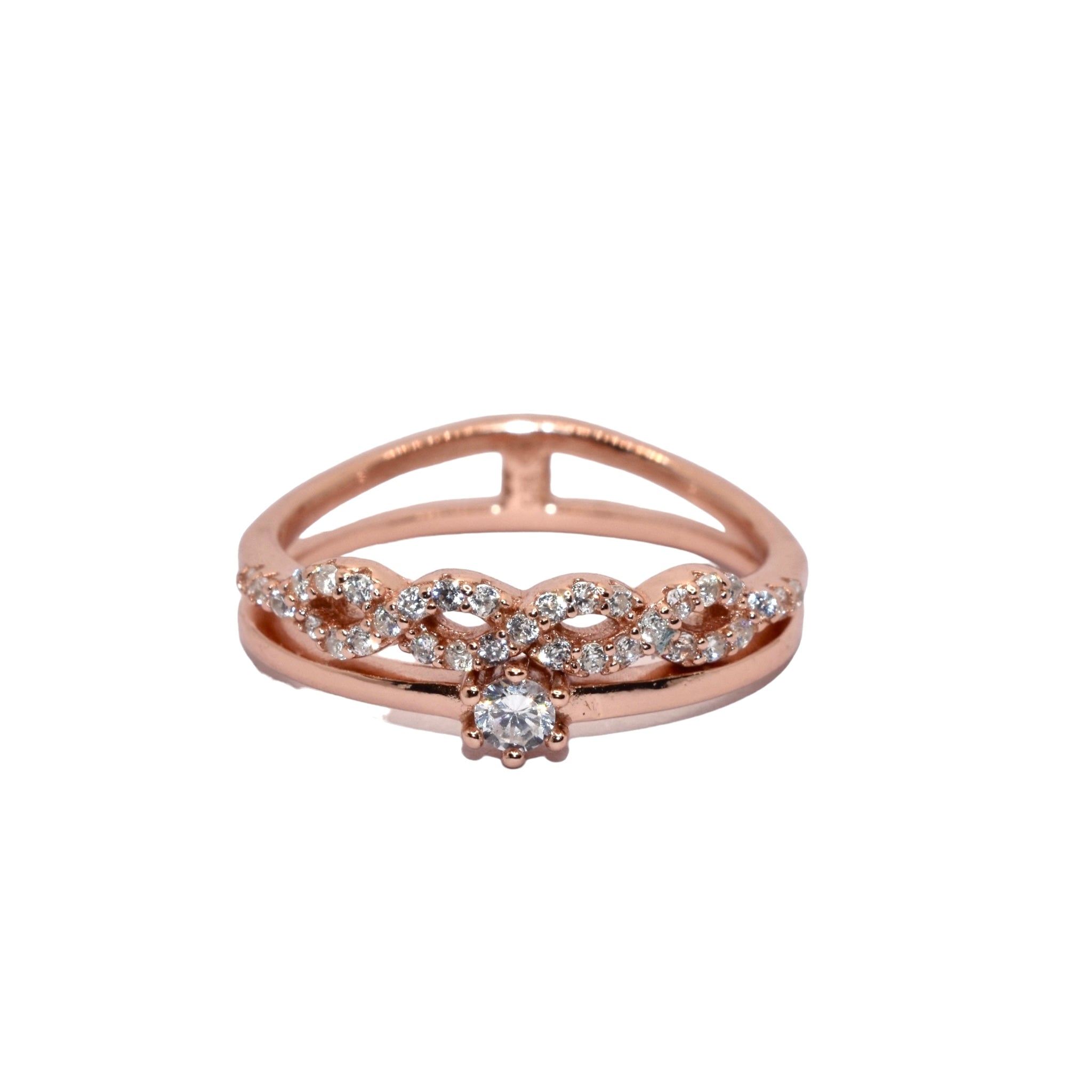 Rose gold Solitaire Ring