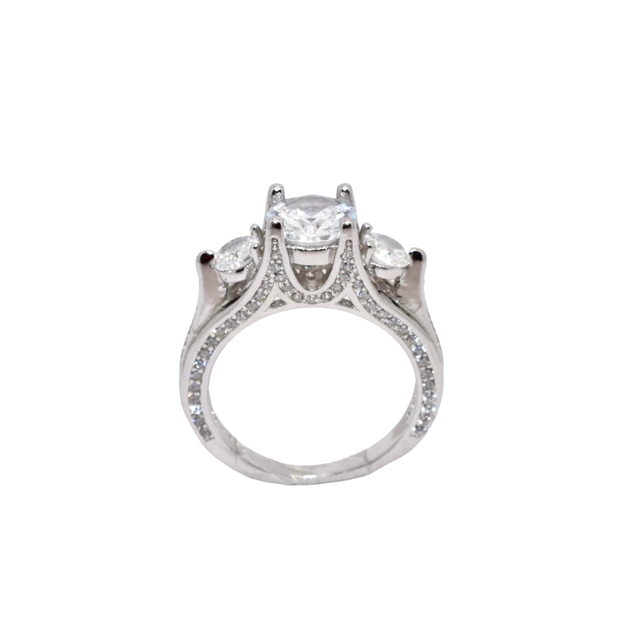 Triple Solitaire Ring