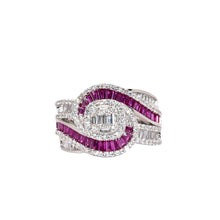 Blush Ice Swirl Ring