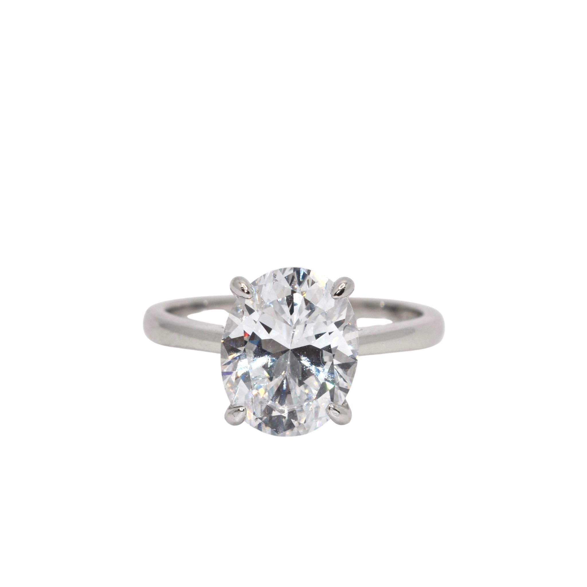 Oval Solitaire Ring