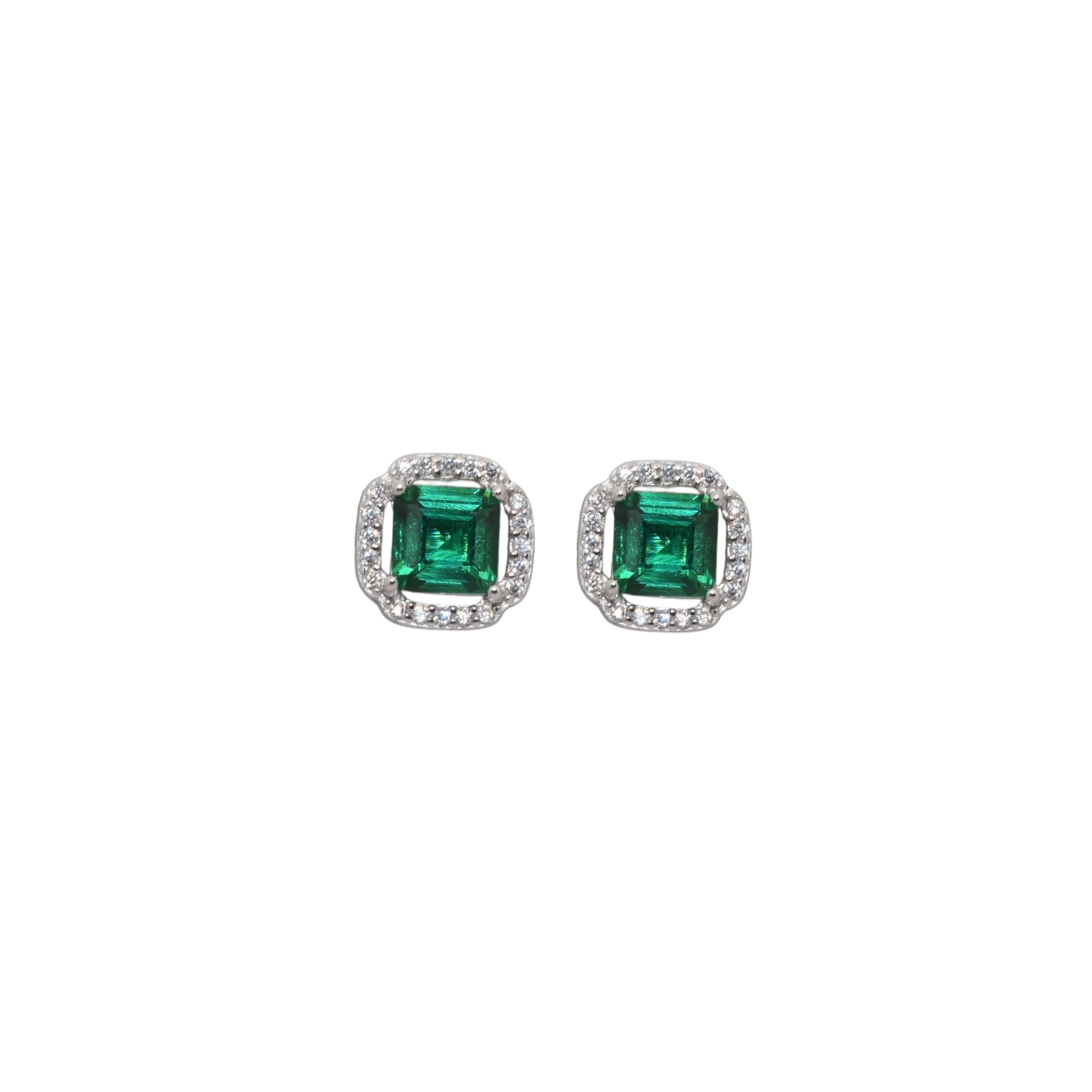 Chloé Emerald Coloured Studs