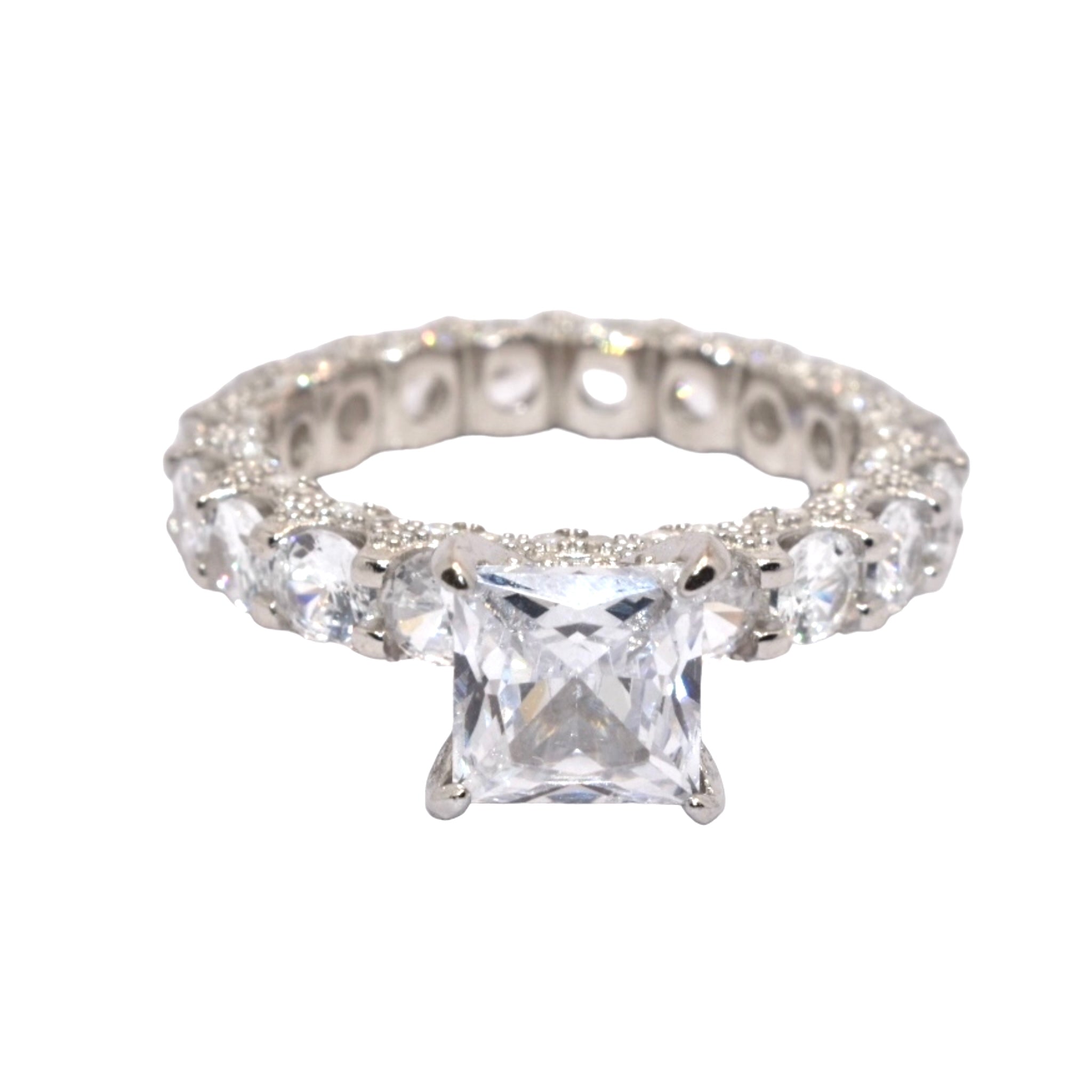 Cushion Cut Cocktail Ring