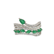 Emerald Coloured Ring