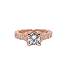 Rose Gold Solitaire ring