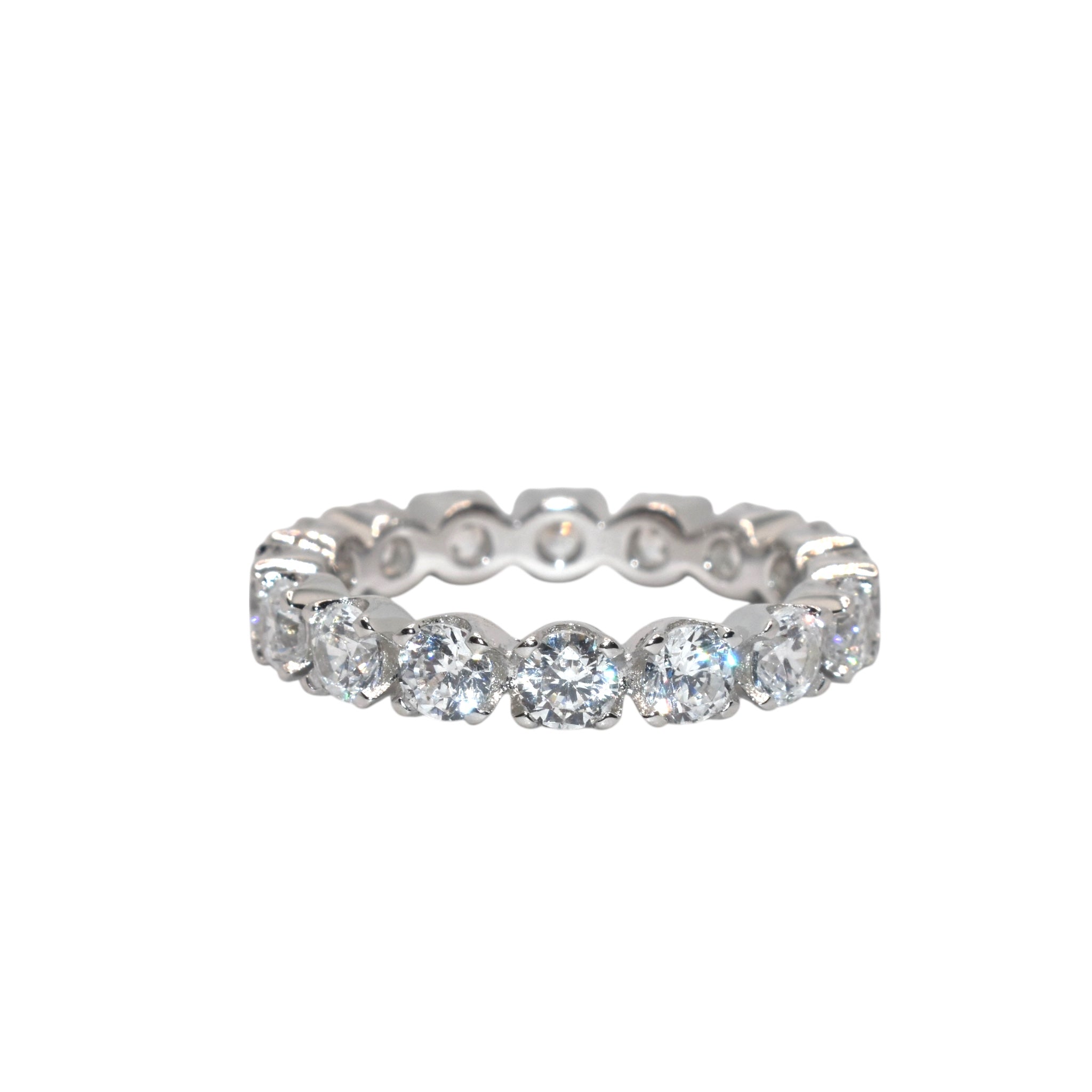 Solitaire Band Ring