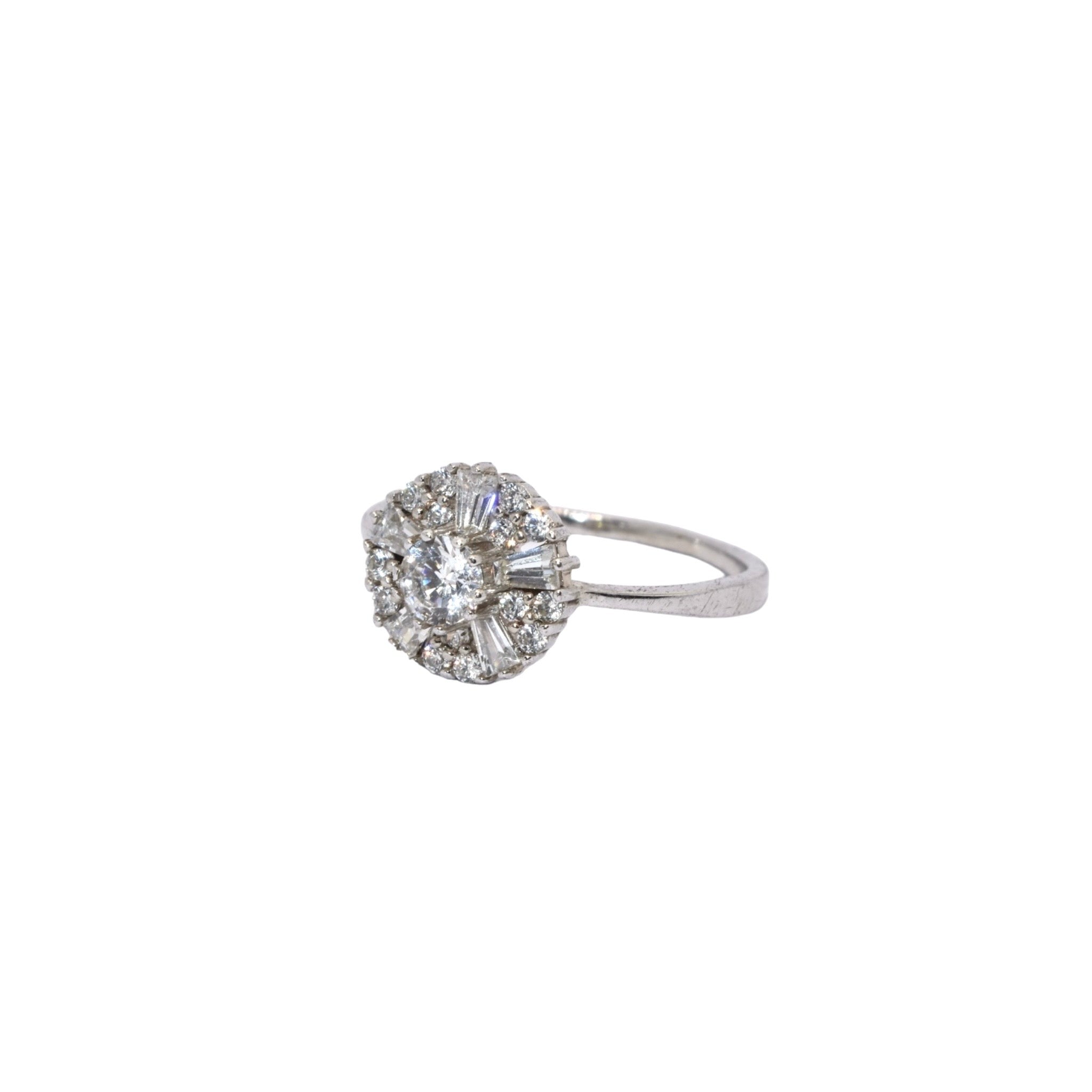 Baguette Solitaire Ring