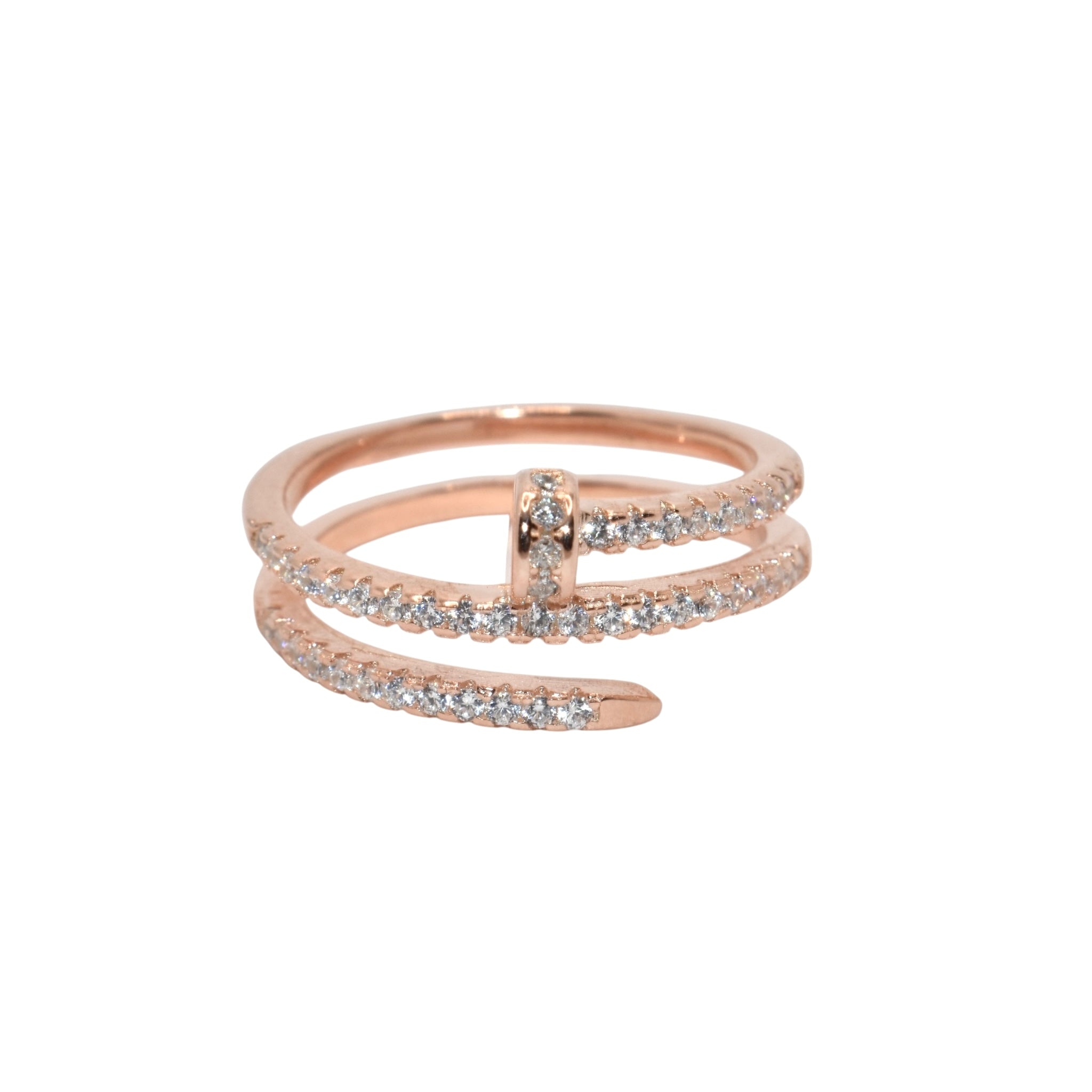 Rose Gold Nail Ring