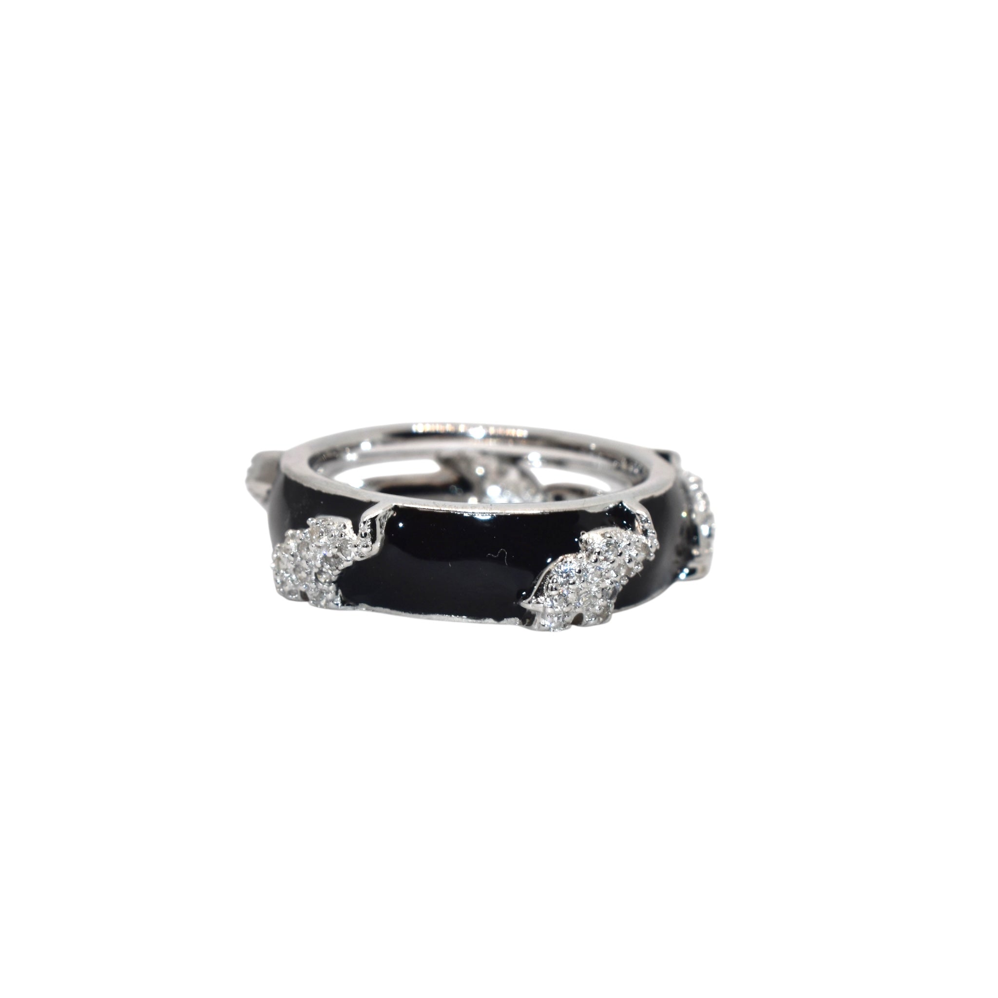 Black Coloured Band Ring