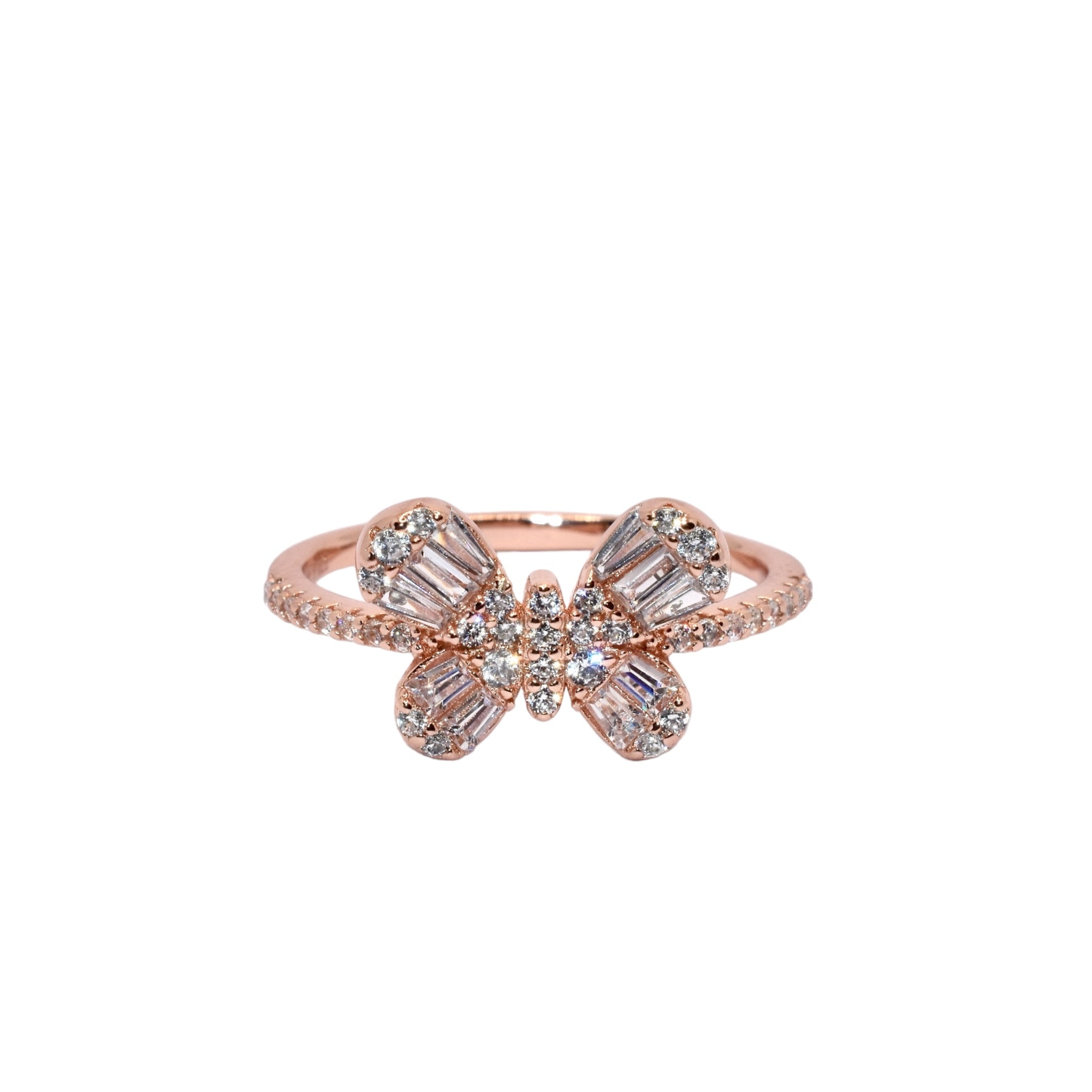 Rose Gold butterfly Ring